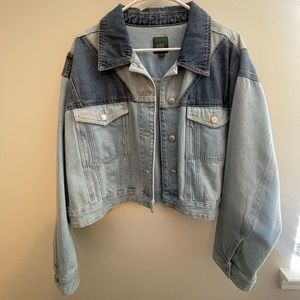 Patched Denim Jacket